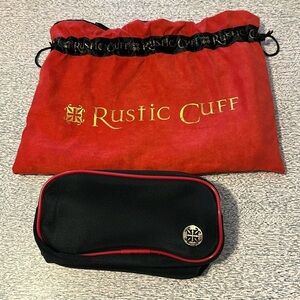 Rustic Cuff Black‎ and Red Traveler Case and Bag